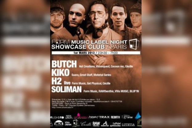 Form Music au Showcase avec Butch et Kiko