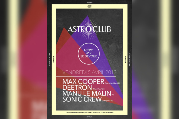 Astroclub au Rex Club avec  Max Cooper 