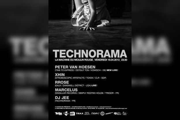 Technorama à la Machine du Moulin Rouge avec Peter Van Hoesen