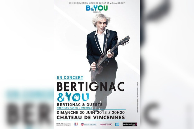 Louis Bertignac en concert au Château de Vincennes