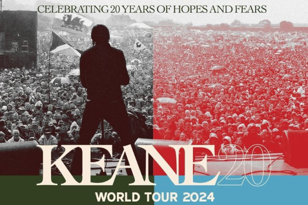 Keane en concert à l'Olympia de Paris en avril 2024