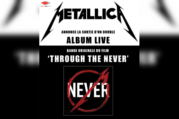 Metallica annonce la sortie d’un double album live : B.O du film "Through the Never"
