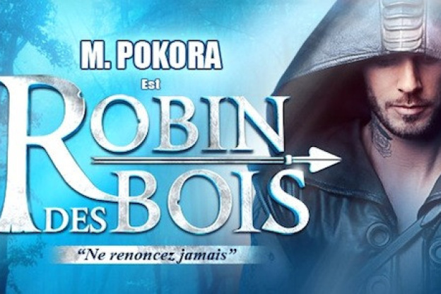 M Pokora et la troupe de Robin des Bois en dédicace à la Fnac Saint Lazare