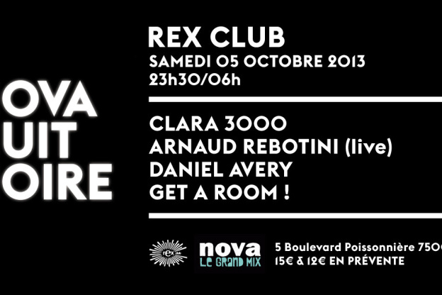 Nuit Noire Nova au Rex Club
