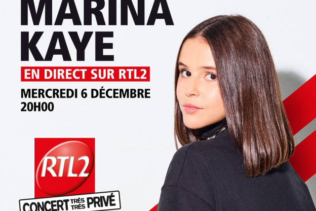 Marina Kaye en concert très très privé au Grand Studio RTL2