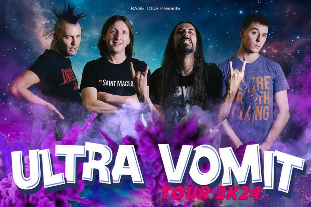 Ultra Vomit en concert au Bataclan à Paris en octobre 2024