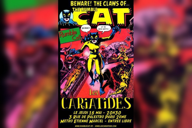 Rumble Cat en concert aux Cariatides