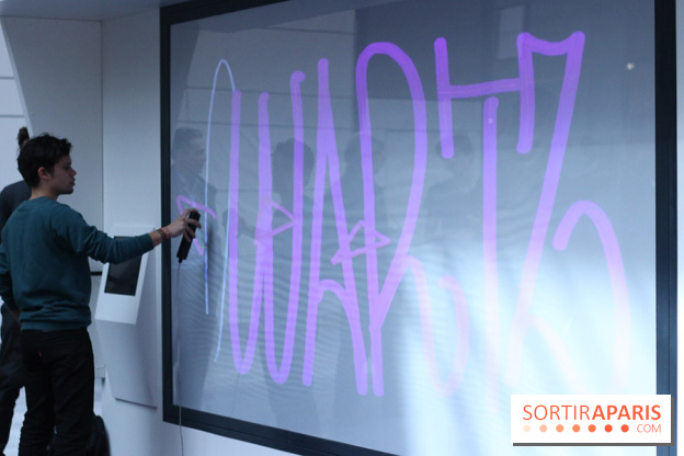 Centre Commercial Qwartz : mur Grafitti