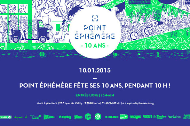 Le Point Éphémère fête ses 10 ans pendant 10 heures