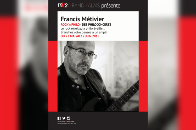 Rock’n Philo par Francis Métivier au Grand Palais