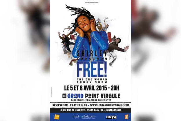 Shirley Souagnon présente Free au Grand Point Virgule