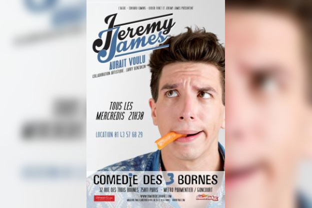 Gagnez vos places pour aller voir Jeremy James à la Comédie des Trois Bornes !