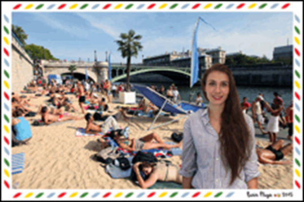 Envoyez une carte postale-selfie de Paris Plages