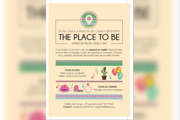 The Place to be, activités pour petits et grands au Pavillon des Canaux