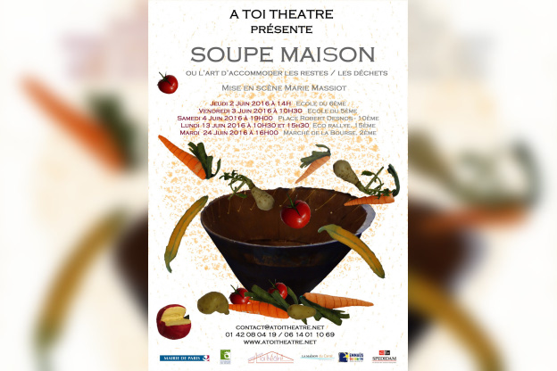 Soupe maison, le spectacle gratuit et responsable de la place de la Bourse