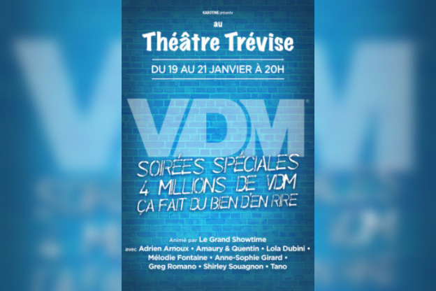 VDM fête ses 4 millions d'anecdotes au théâtre Trévise