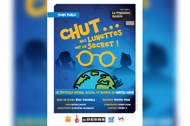 Chut... Mes lunettes ont un secret, spectacle pour enfants à la Pépinière