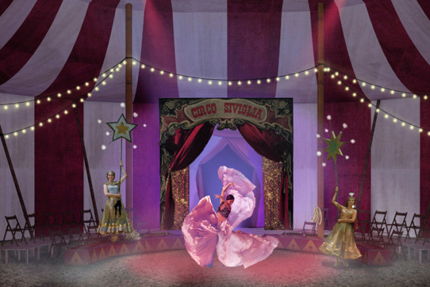 Une Carmen, étoile du cirque, au théâtre des Champs-Élysées