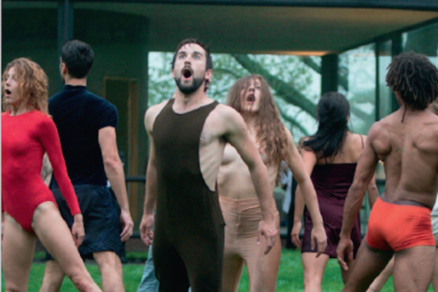 Modern living 2019, spectacle de Gerard and Kelly à la Villa Savoye