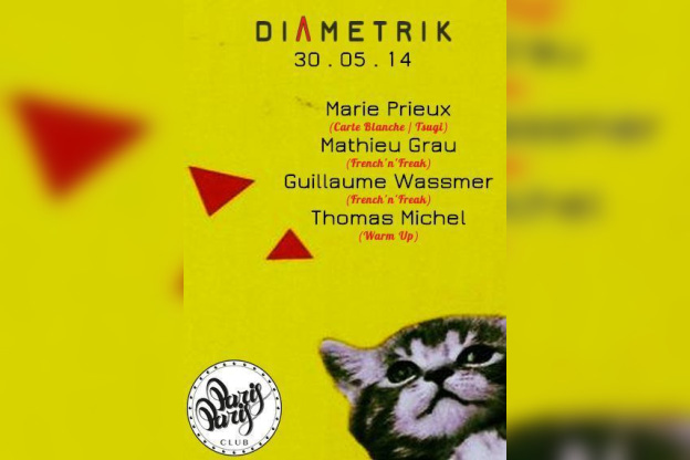 DIAMETRIK : MARIE PRIEUX, MATHIEU GRAU, GUILLAUME WASSMER, THOMAS MICHEL @ ParisParis Club
