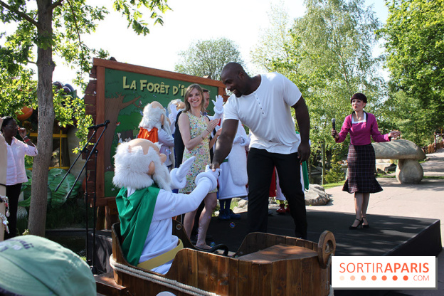Inauguration officielle de la Forêt d'Idefix avec Teddy Riner