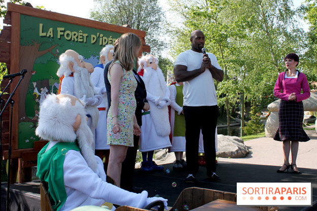 Inauguration officielle de la Forêt d'Idefix avec Teddy Riner