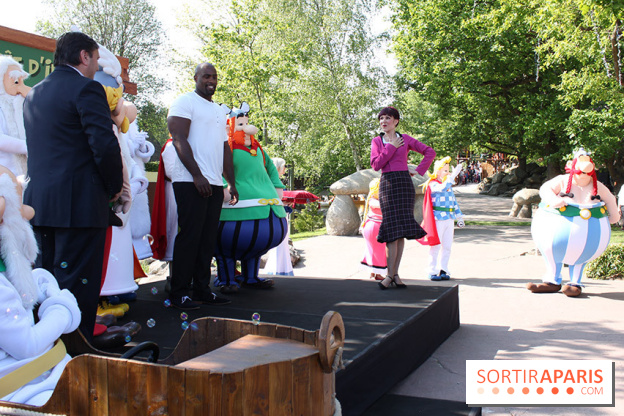 Inauguration officielle de la Forêt d'Idefix avec Teddy Riner