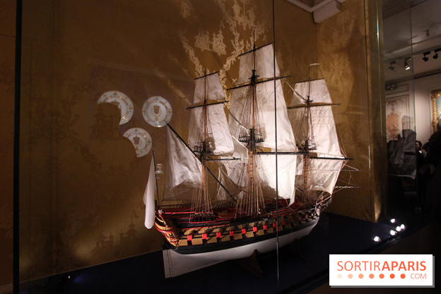 La Chine à Versailles : maquette du navire "le Comte de Provence"