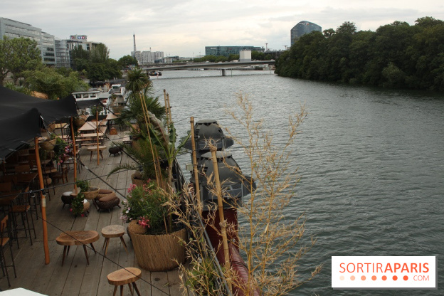 La Passerelle : vue du bateau