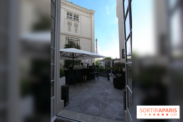 La terrasse d'été du Shangri-La Paris by Belvedere