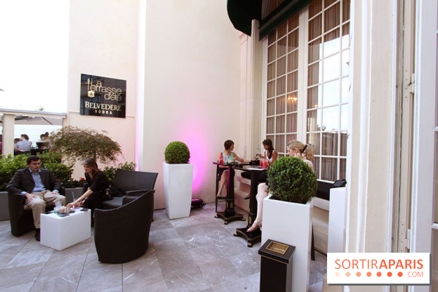 La terrasse d'été du Shangri-La Paris by Belvedere