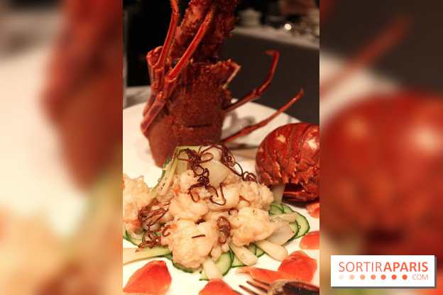 Langouste, cebettes et oignons du Chef Ip