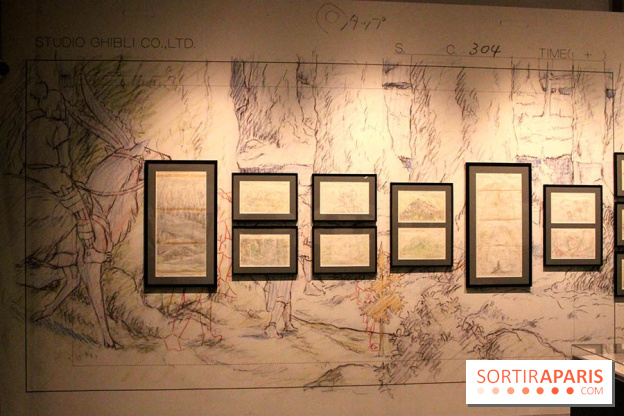 Expo des dessins du Studio Ghibli au Musée Artt Ludique