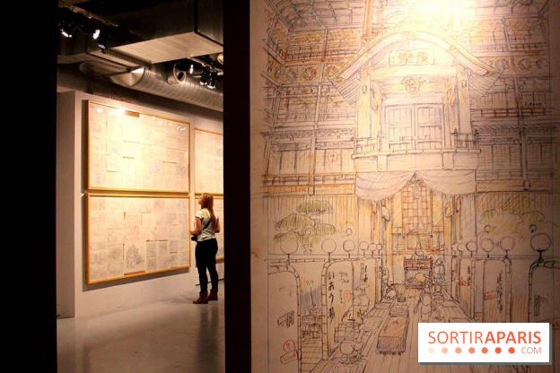 Expo des dessins du Studio Ghibli au Musée Artt Ludique