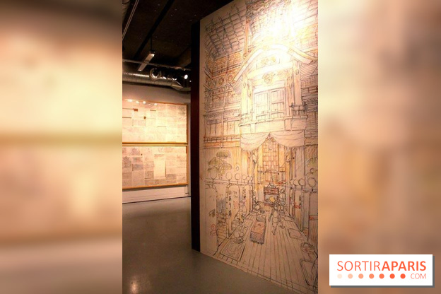 Expo des dessins du Studio Ghibli au Musée Artt Ludique
