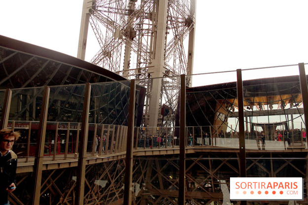 Le premier étage de la Tour Eiffel rénové