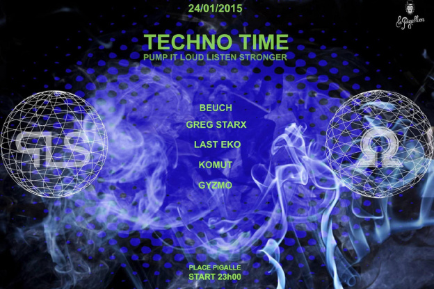 PILLS 3 - TECHNO TIME - AVEC BEUCH / LAST EKO / GREG STARX / GYZMO / KOMUT