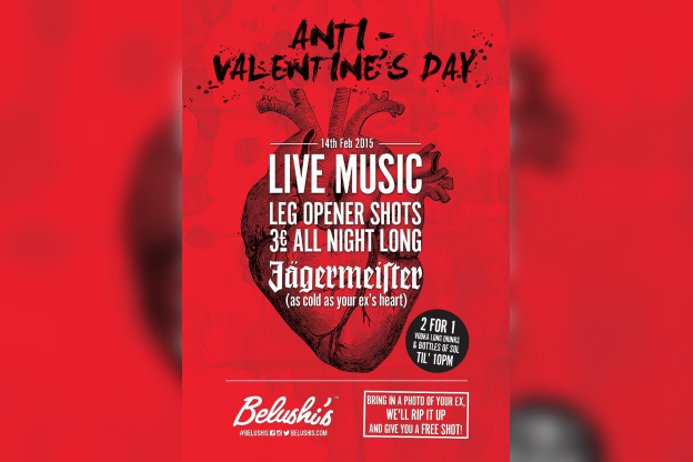  Anti-Valentines Day Party @ Belushi's