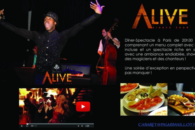 Alive Dinner Show au Palais Maillot