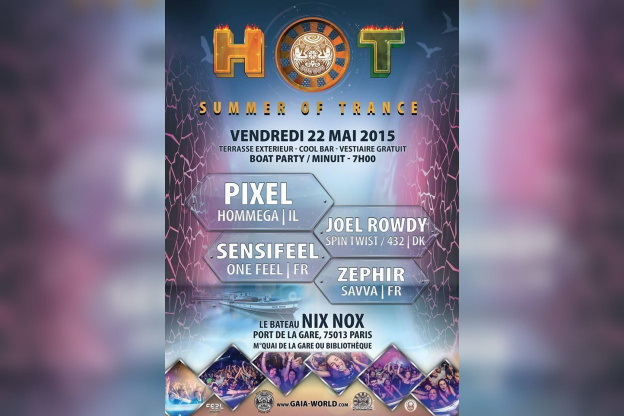H.O.T - Summer of Trance 2@ Bateau Nix Nox - Paris