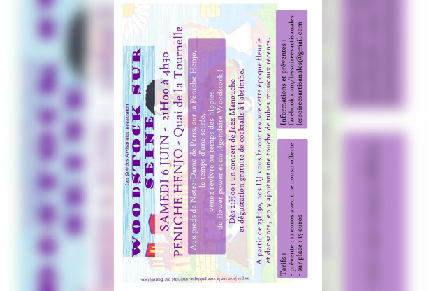 Soirée Woodstock sur Seine