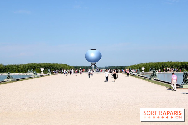 Sky Mirror d'Anish Kapoor au Château de Versailles