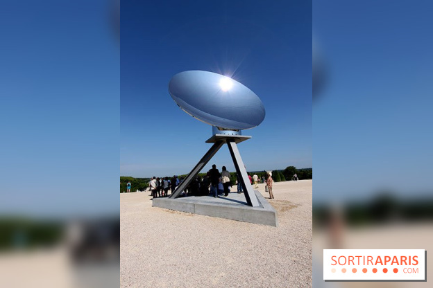 Sky Mirror d'Anish Kapoor au Château de Versailles