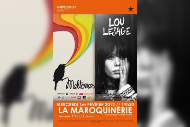 Concert de pop rock avec Meltones et Lou Lesage à la Maroquinerie