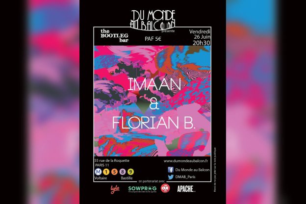 Concert Pop Folk au BOOTLEG BAR (IMaaN + Florian B.)