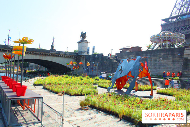 Petite Fleur Folie, le jardin éphémère sur les Berges