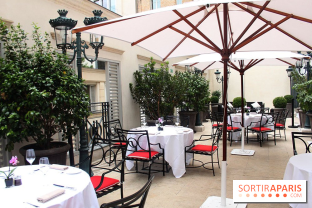 terrasse du Marriott Champs-Elysées