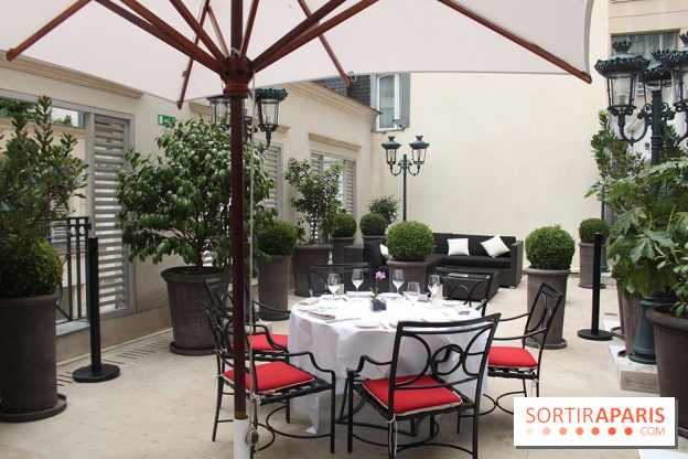 terrasse du Marriott Champs-Elysées