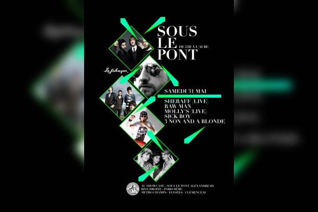 Soirée, Paris, Sous le pont, Alexandre 3, Showcase