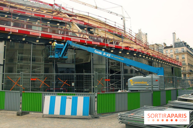 Le chantier des Halles en photos
